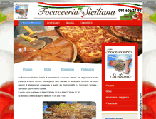Tablet Screenshot of focacceriasiciliana.com